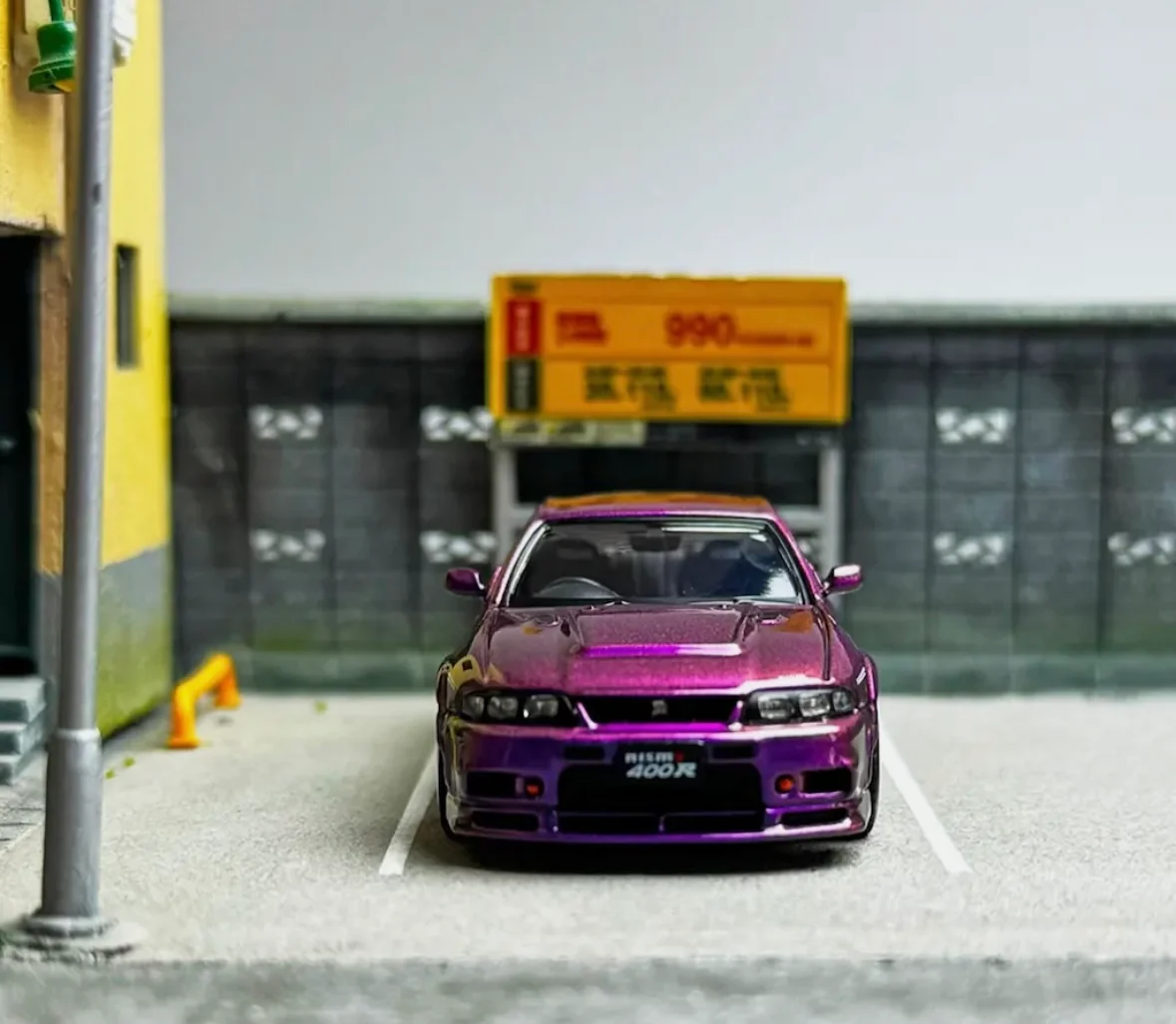 NISSAN SKYLINE GT-R (R33) NISMO 400R Midnight Purple II Hong Kong Toycar Salon 2023 Special ED INNO64 - Image 6