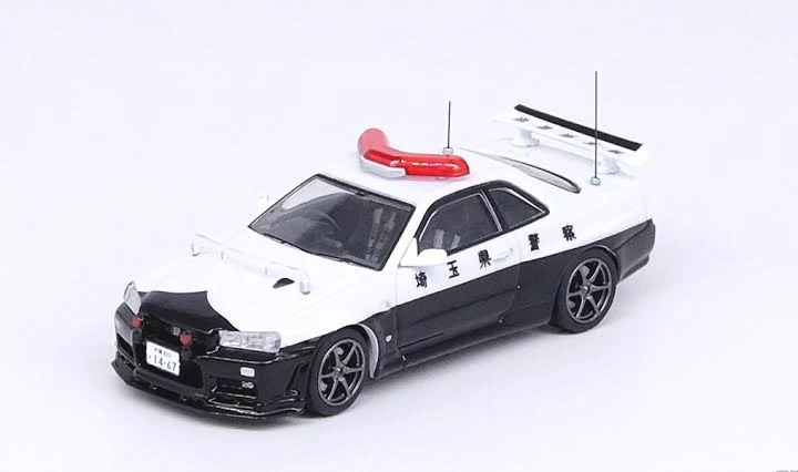 NISSAN SKYLINE GT-R (R34) Japanese Police Car INNO64 - Image 2