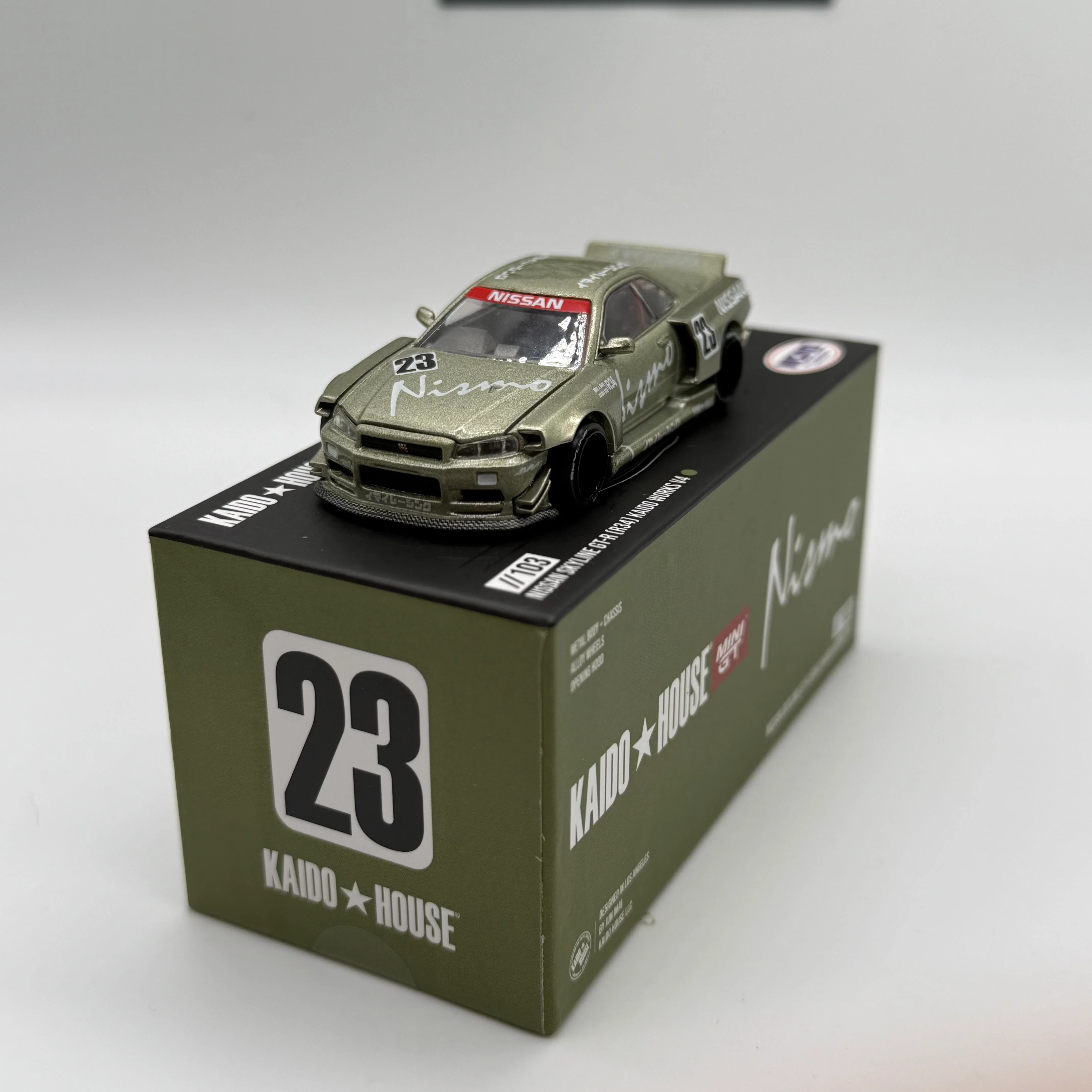 Nissan Skyline GT-R R34 Kaido Works V4 - Kaido House x MiniGT *Loose* - Image 6