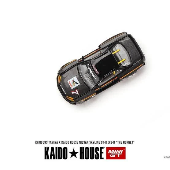Nissan Skyline GT-R R34 The Hornet TAMIYA Kaido house x MiniGT 1:64 - Image 3
