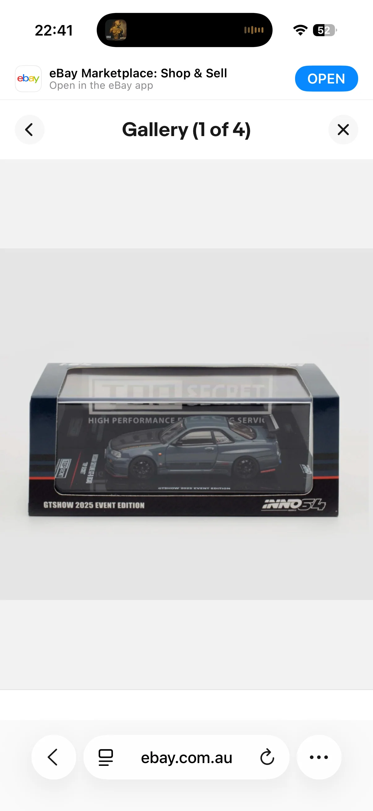 NISSAN SKYLINE GT-R (R34) TOP SECRET - INNO64 GTSHOW 2025 EVENT EDITION 1:64 - Image 3