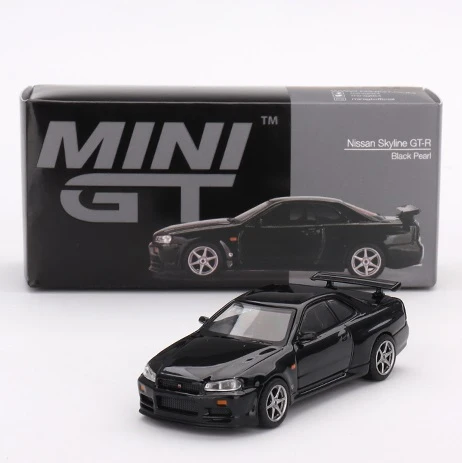 NISSAN SKYLINE GT-R (R34) V-SPEC BLACK PEARL (MGT00570)
MINI GT 1:64