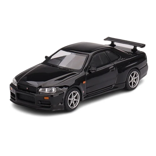 NISSAN SKYLINE GT-R (R34) V-SPEC BLACK PEARL (MGT00570)
MINI GT 1:64 - Image 4