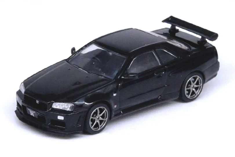 NISSAN SKYLINE GT-R (R34) V-SPEC II (BLACK) INNO64 1:64 - Image 3