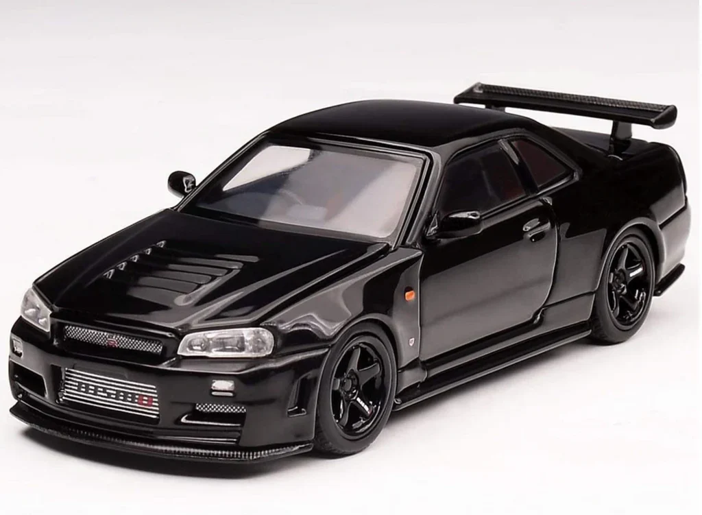 Nissan Skyline GT-R R34 Z-Tune Black Pearl - MotorHelix 1:64 - Image 2