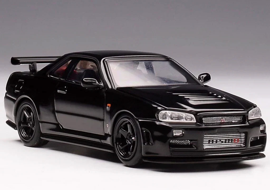 Nissan Skyline GT-R R34 Z-Tune Black Pearl - MotorHelix 1:64 - Image 3