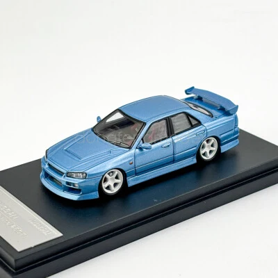 Nissan Skyline GTR ER34 (Ice Blue) 25GT AIT URAS - Mortal 1:64 *Limited to 499pcs*