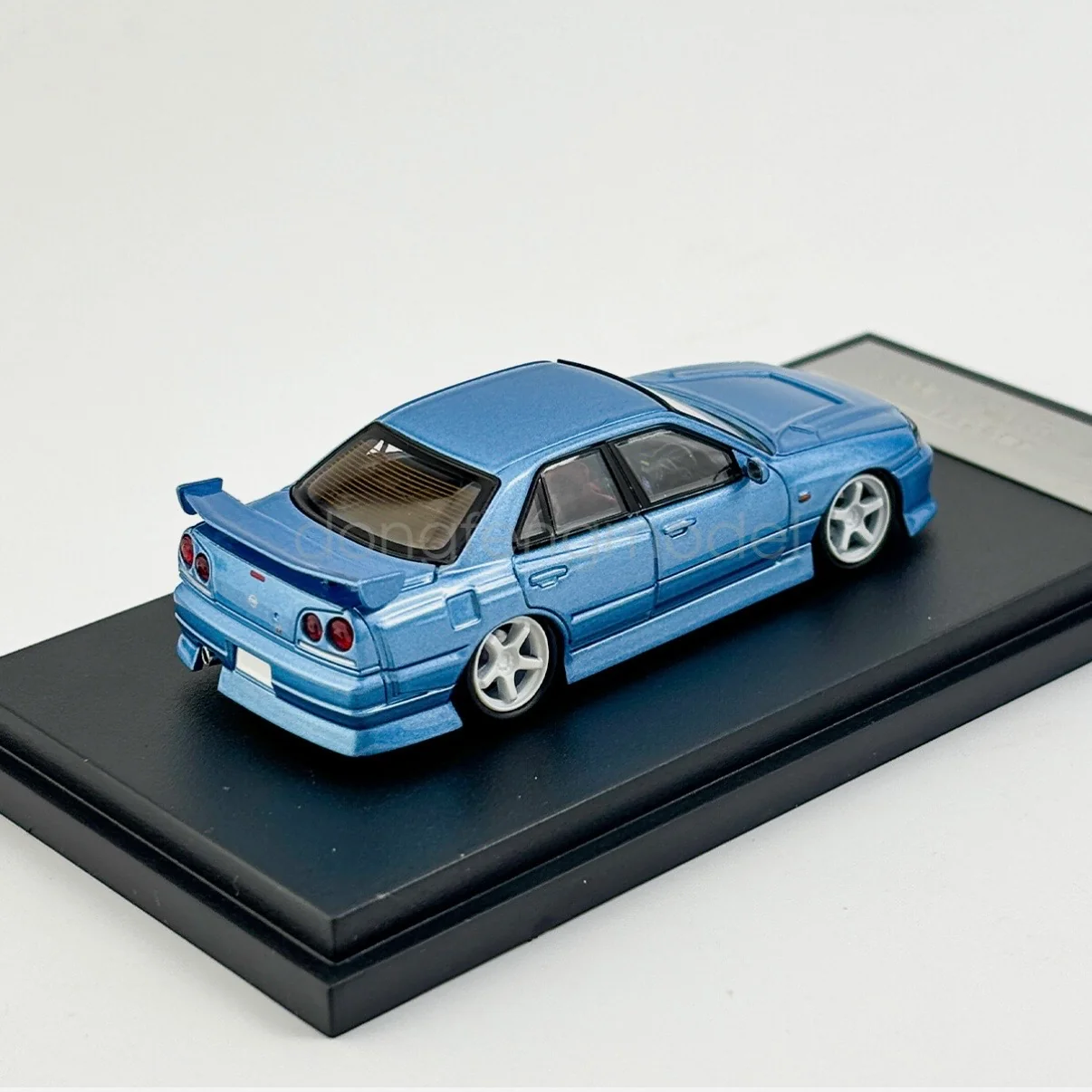 Nissan Skyline GTR ER34 (Ice Blue) 25GT AIT URAS - Mortal 1:64 *Limited to 499pcs* - Image 2