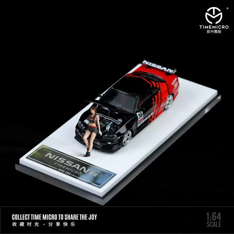 Nissan Skyline GTR R34 ADVAN w/ Figurine *LIMITED 1999pcs MADE* - Image 3