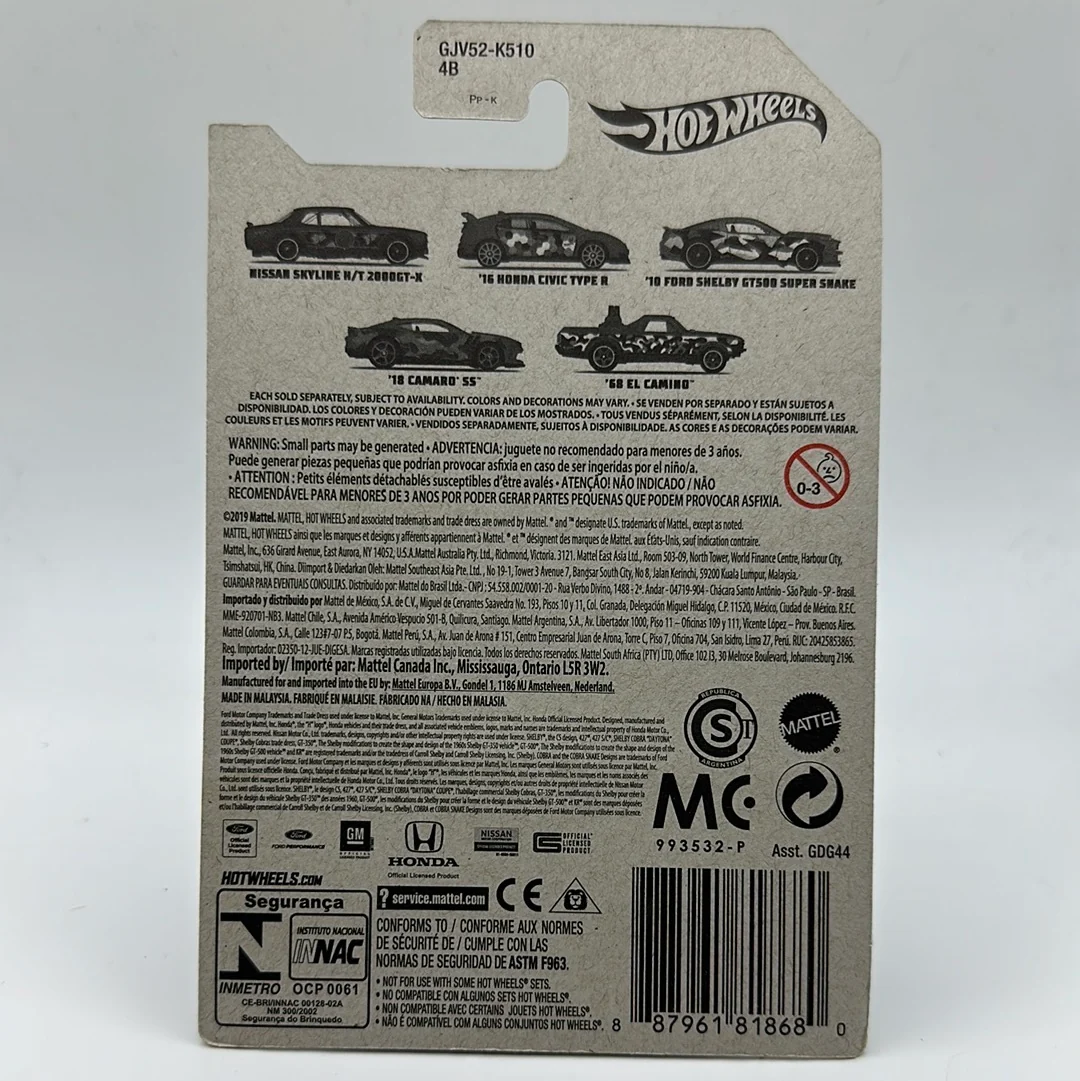 Nissan Skyline H/T 2000GT-X Themed Set 1/5 Hotwheels Mainline - Image 2