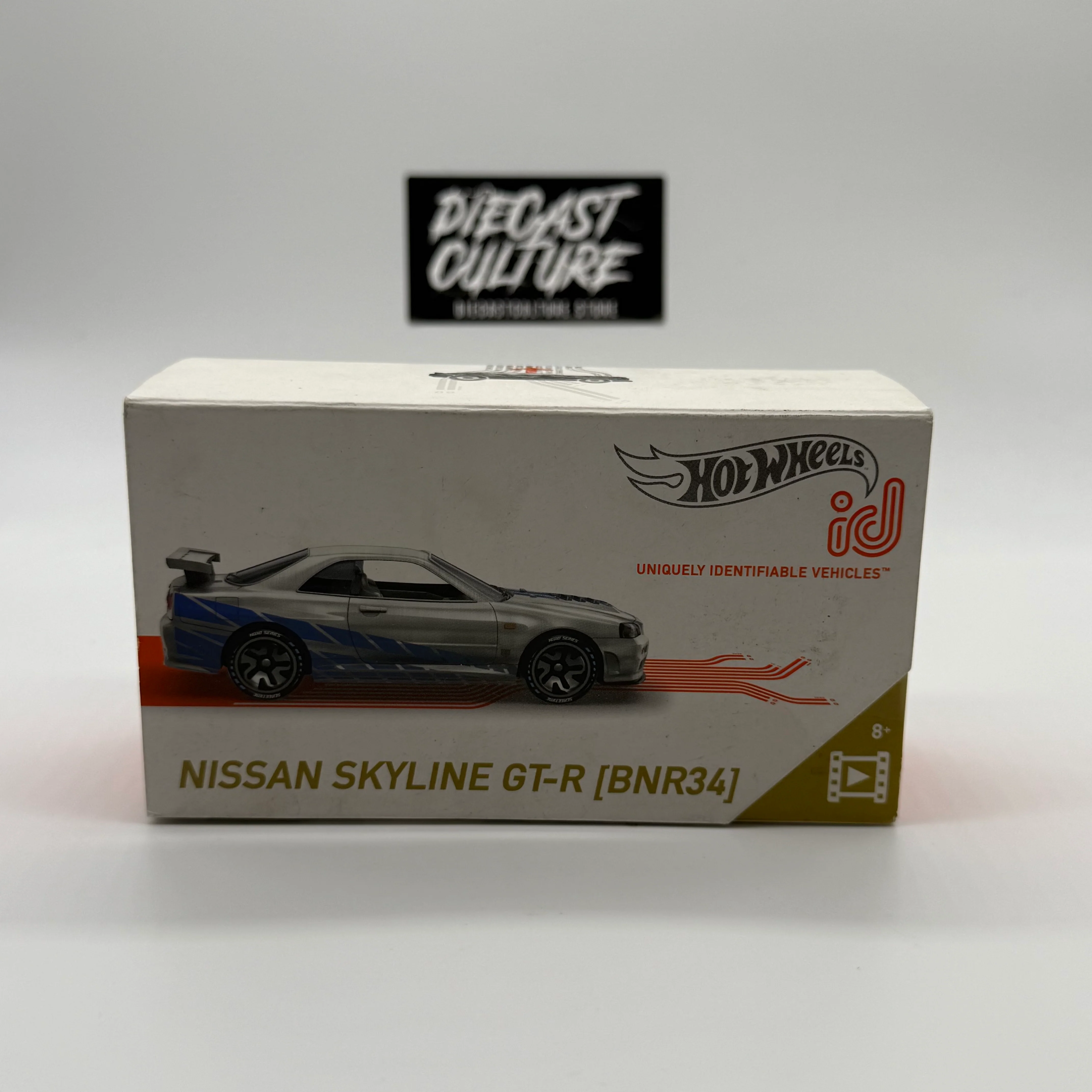Nissans Skyline GT-R (BNR34) Fast & Furious - Series 2 Hotwheels ID (Uniquely Identifiable Vehicles) *LIMITED RUN*
