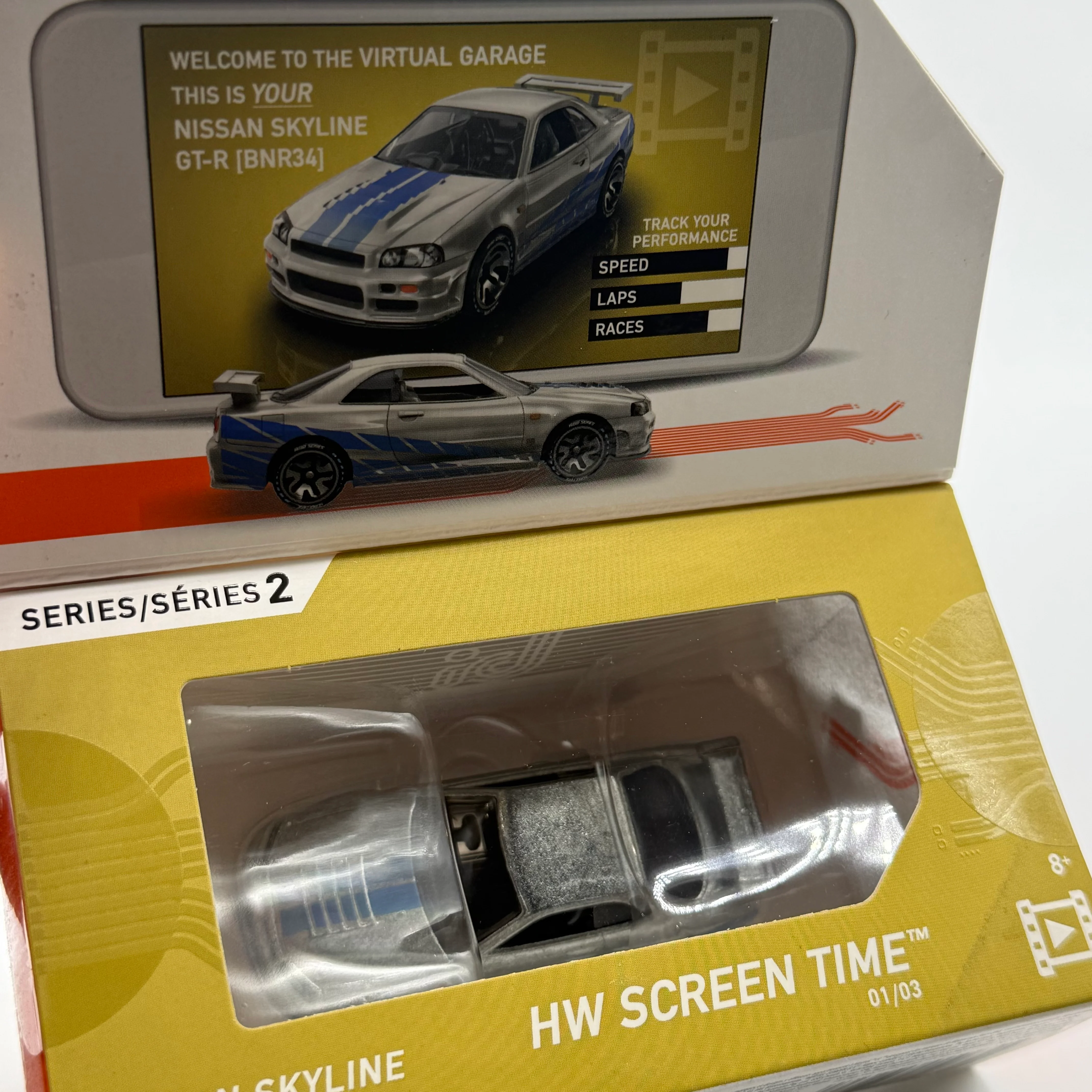 Nissans Skyline GT-R (BNR34) Fast & Furious - Series 2 Hotwheels ID (Uniquely Identifiable Vehicles) *LIMITED RUN* - Image 2