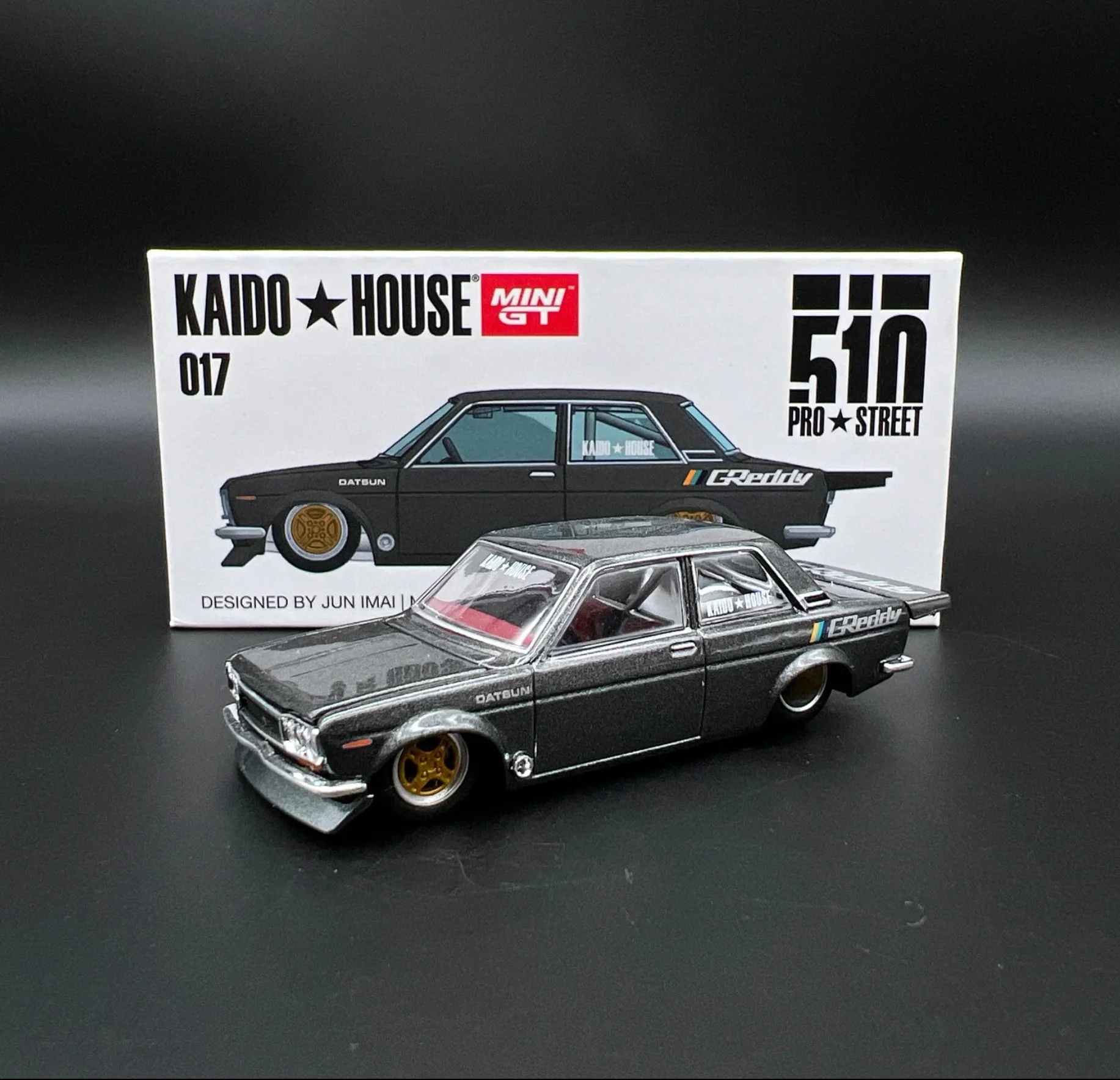 *Open-box* Kaido GT Datsun 510 Pro Street GREDDY (BLACK) 017