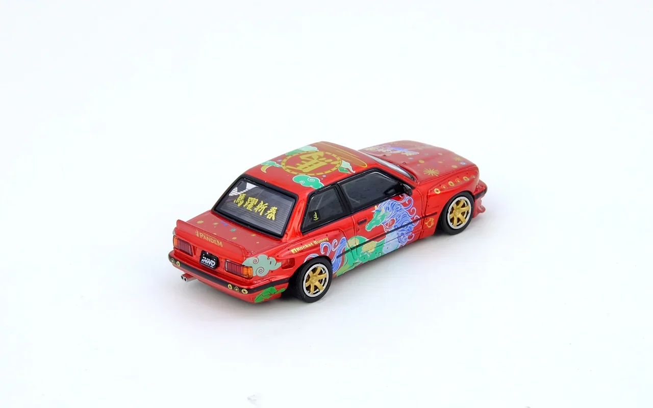 PANDEM ROCKET BUNNY BMW E30 The Year Of The Horse 2026 Limited Edition - INNO64 1:64 - Image 4