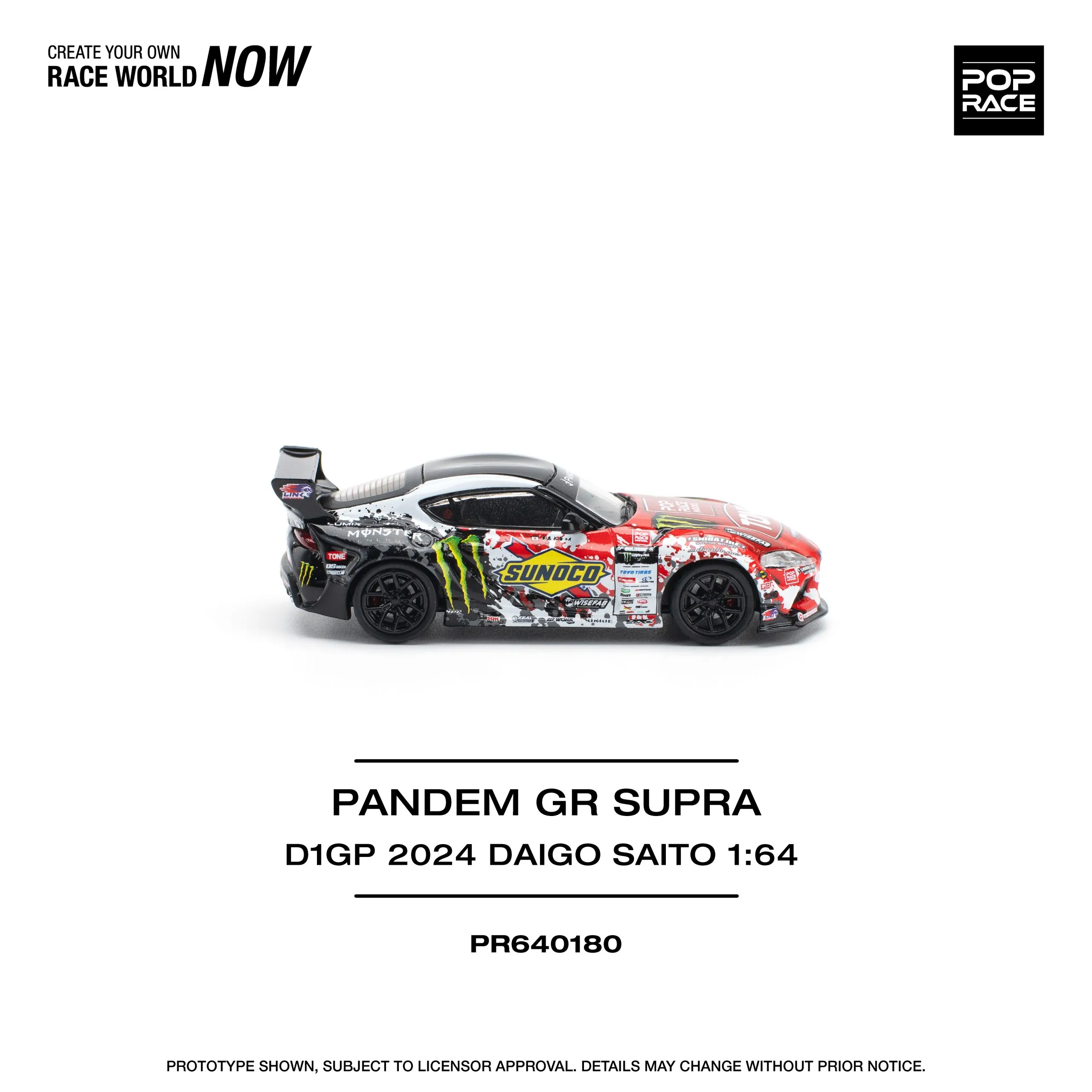 Pandem Toyota GR Supra D1GP 2024 Daigo Saito – POP RACE - Image 4