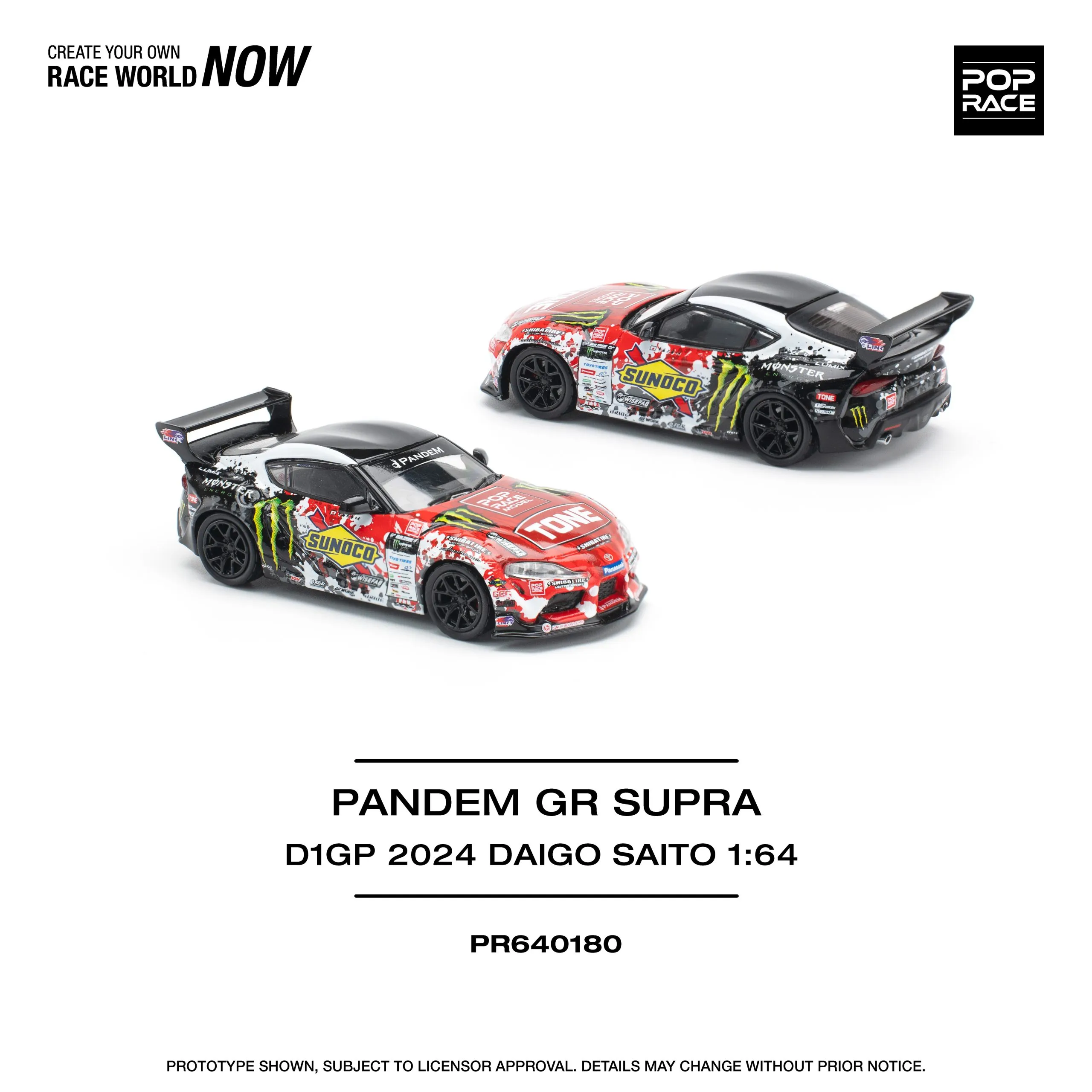 Pandem Toyota GR Supra D1GP 2024 Daigo Saito – POP RACE - Image 5