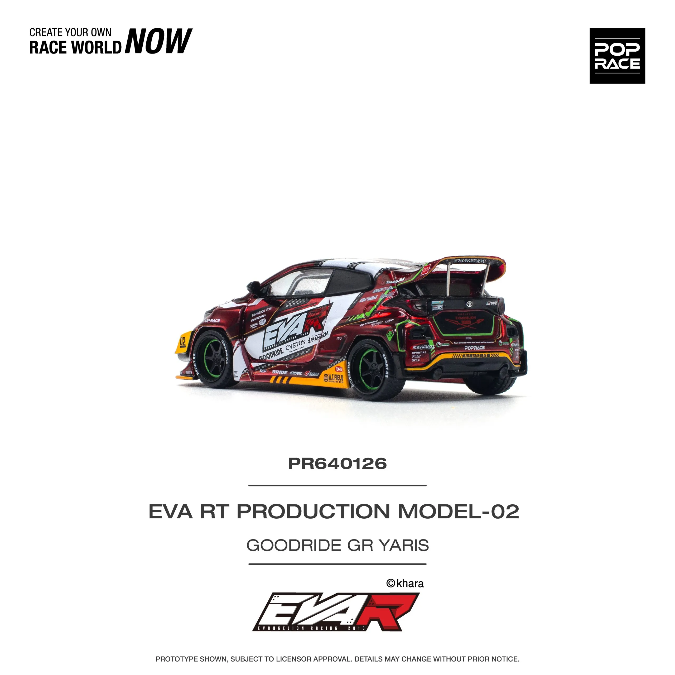 Pandem Toyota GR Yaris Eva RT Production Model-02 Goodride Livery POP RACE - Image 5