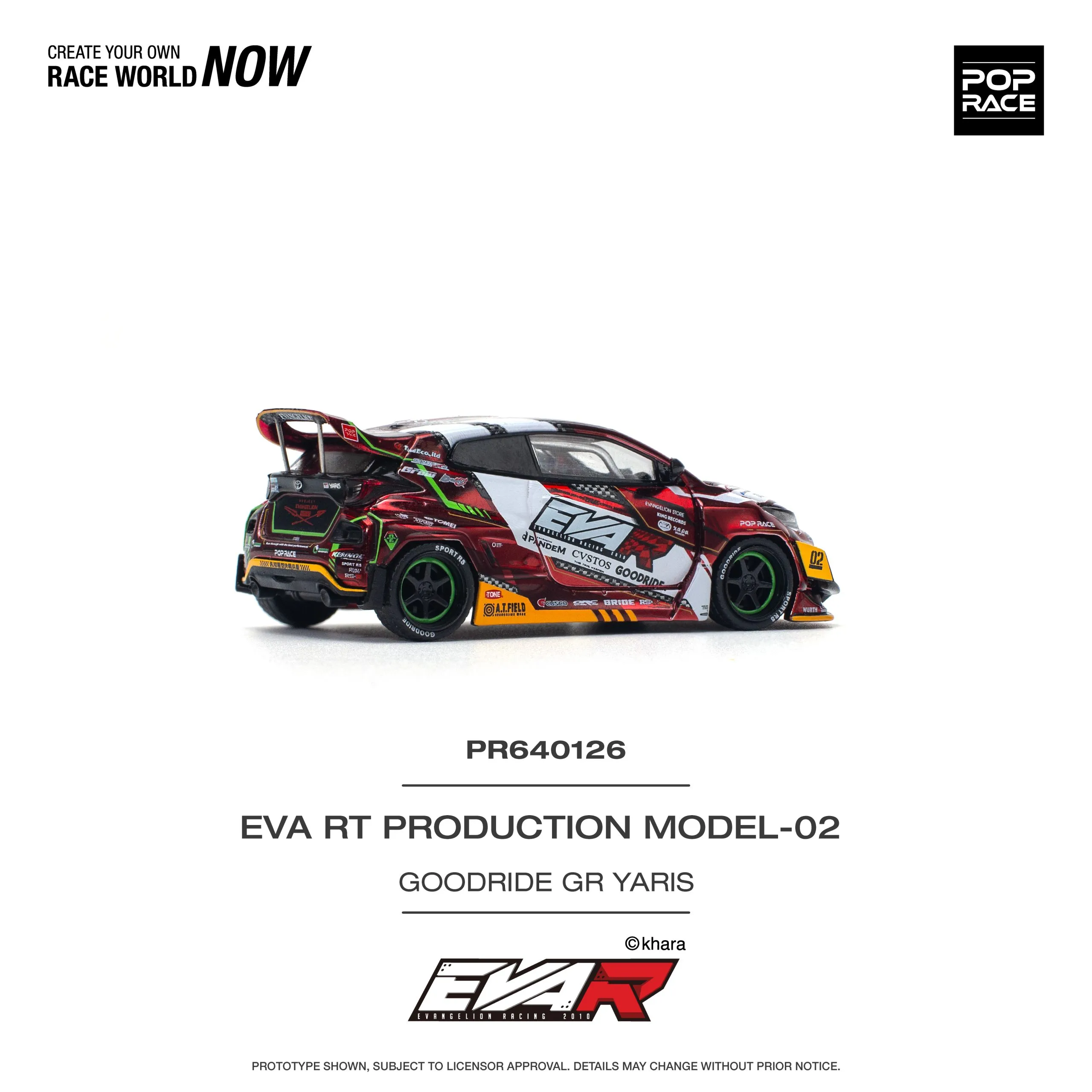 Pandem Toyota GR Yaris Eva RT Production Model-02 Goodride Livery POP RACE - Image 6