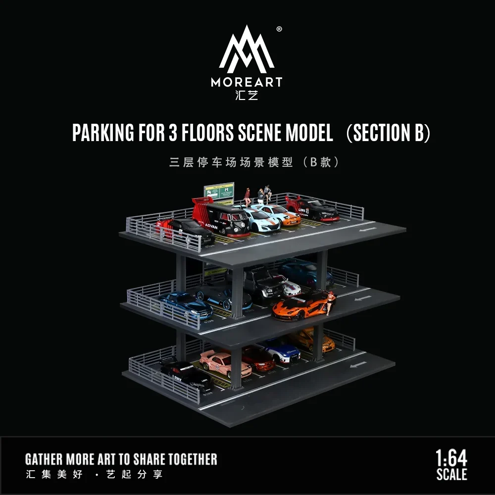 PARKING FOR 3 FLOORS SCENE MODEL (SECTION B) MO921002 - MOREART 1:64 - Image 2
