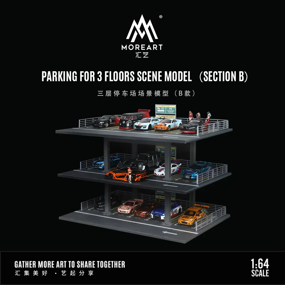 PARKING FOR 3 FLOORS SCENE MODEL (SECTION B) MO921002 - MOREART 1:64 - Image 4