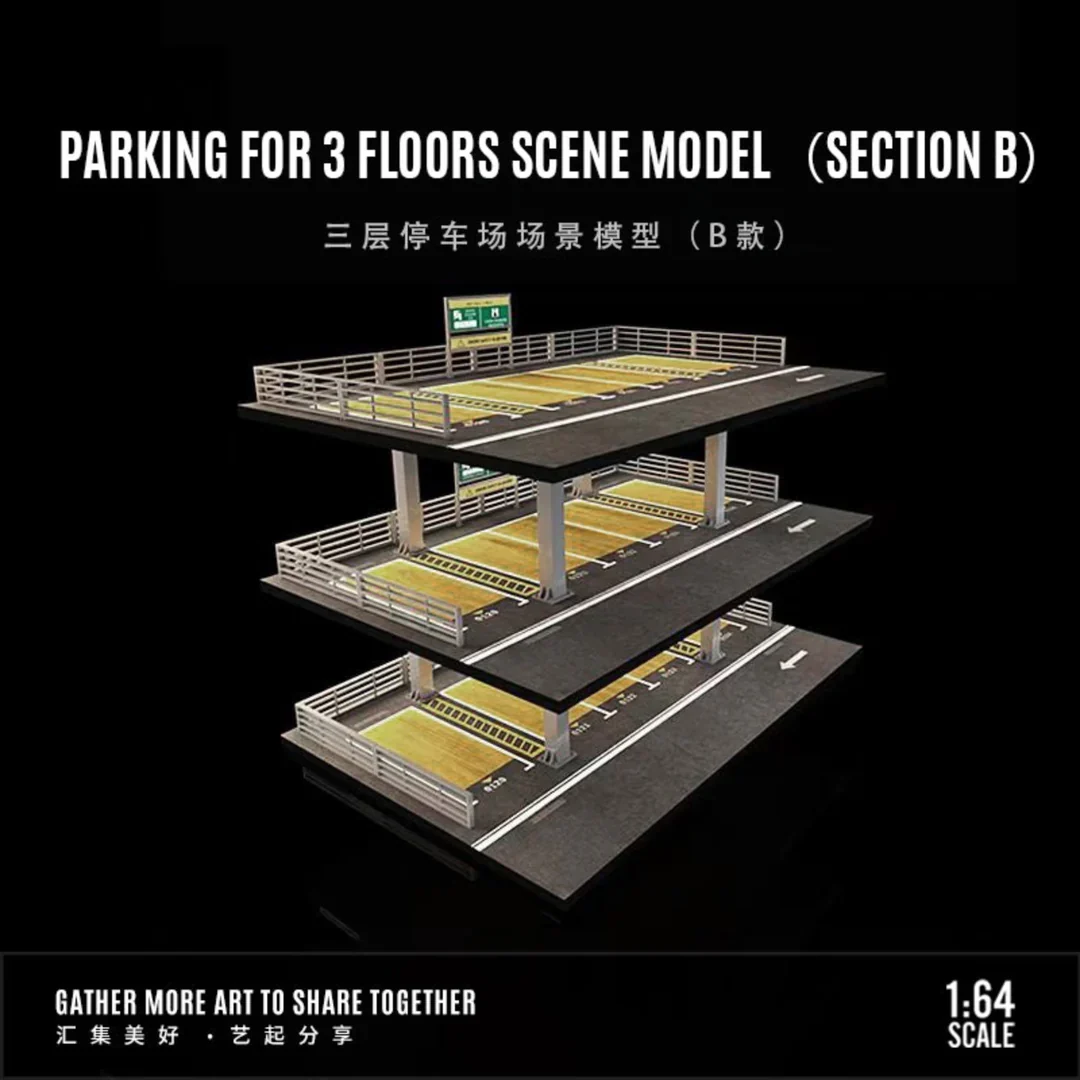 PARKING FOR 3 FLOORS SCENE MODEL (SECTION B) MO921002 - MOREART 1:64 - Image 6