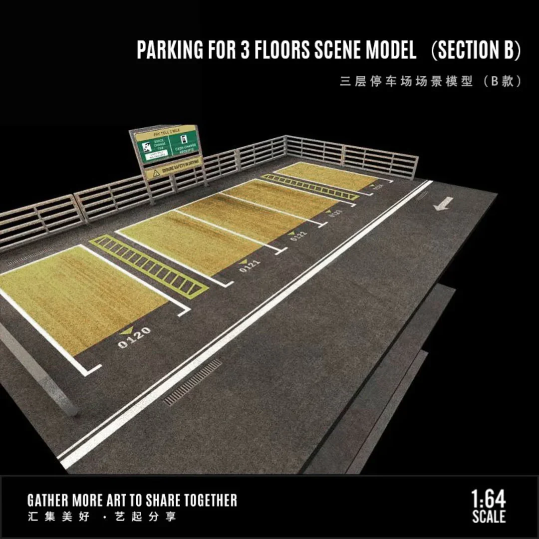 PARKING FOR 3 FLOORS SCENE MODEL (SECTION B) MO921002 - MOREART 1:64 - Image 7