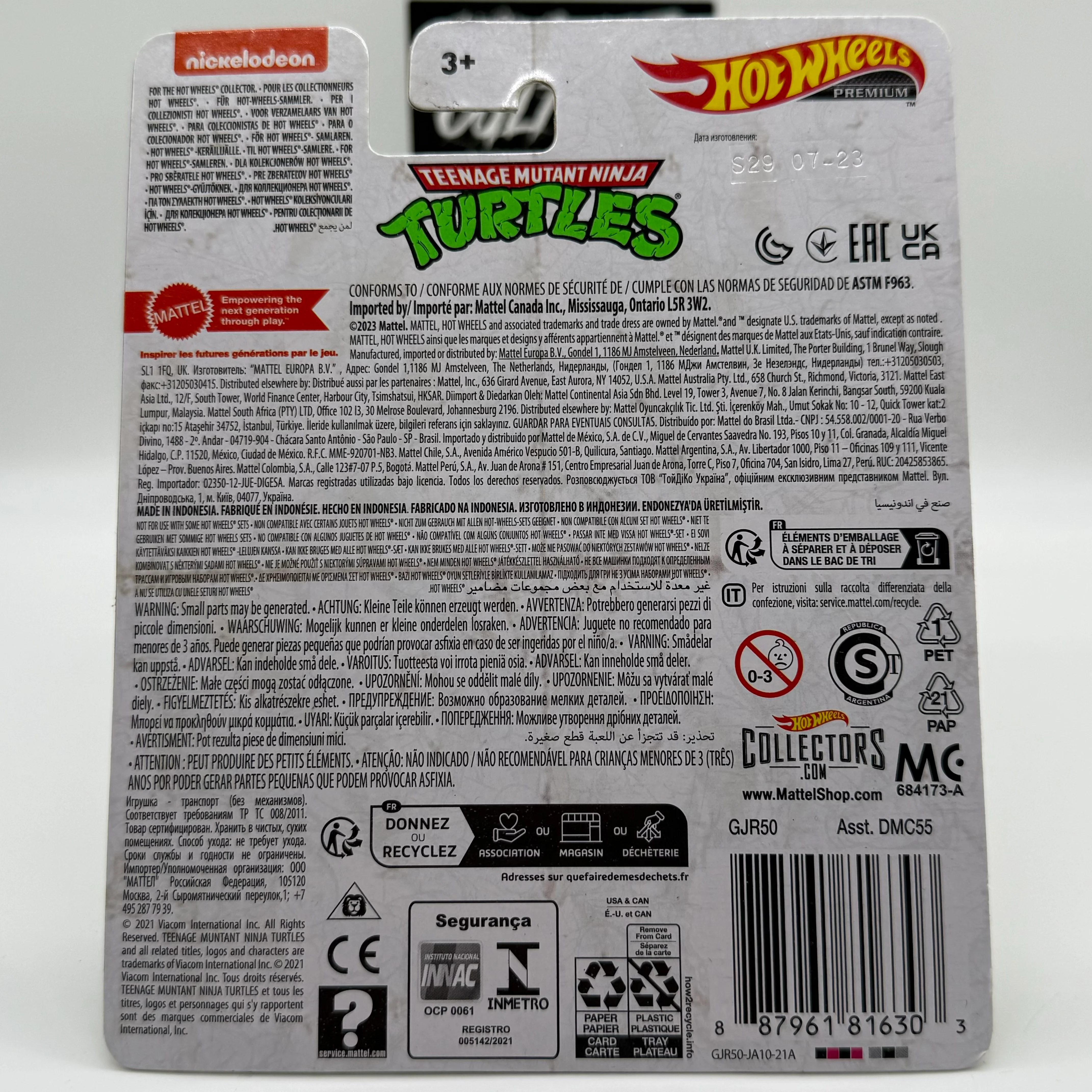 Party Wagon TMNT Teenage Mutant Ninja Turtles - Hotwheels Premium Pop Culture - Image 2