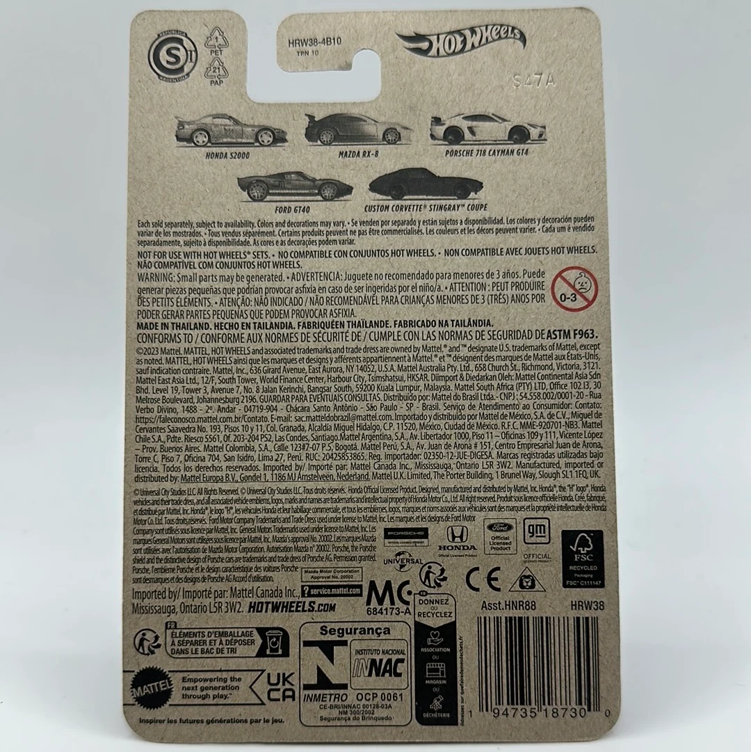 Porsche 718 Cayman GT4 Fast & Furious Women of Fast 3/5 Hotwheels Mainline - Image 2