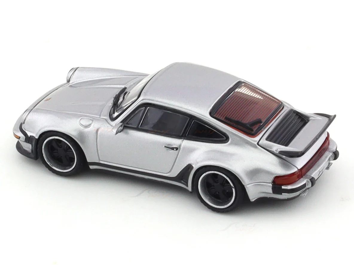 Porsche 911 964 Singer Silver 1:64 Rhino Model - Image 8