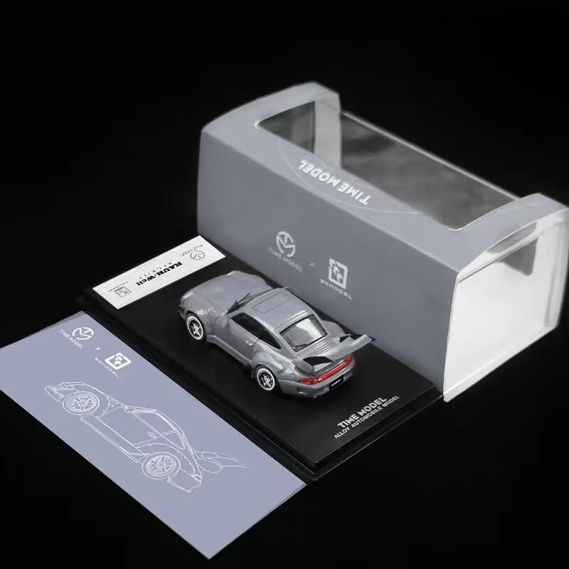 Porsche 911 993 RWB Supreme Gray - Time Model 1:64 Limited to 2020pcs - Image 3