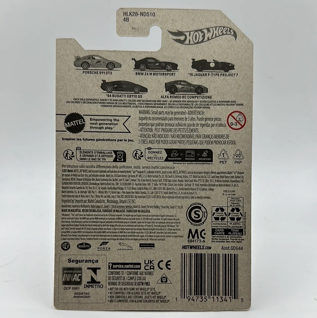 Porsche 911 GT3 Forza 1/5 Hotwheels Mainline 1:64 - Image 2