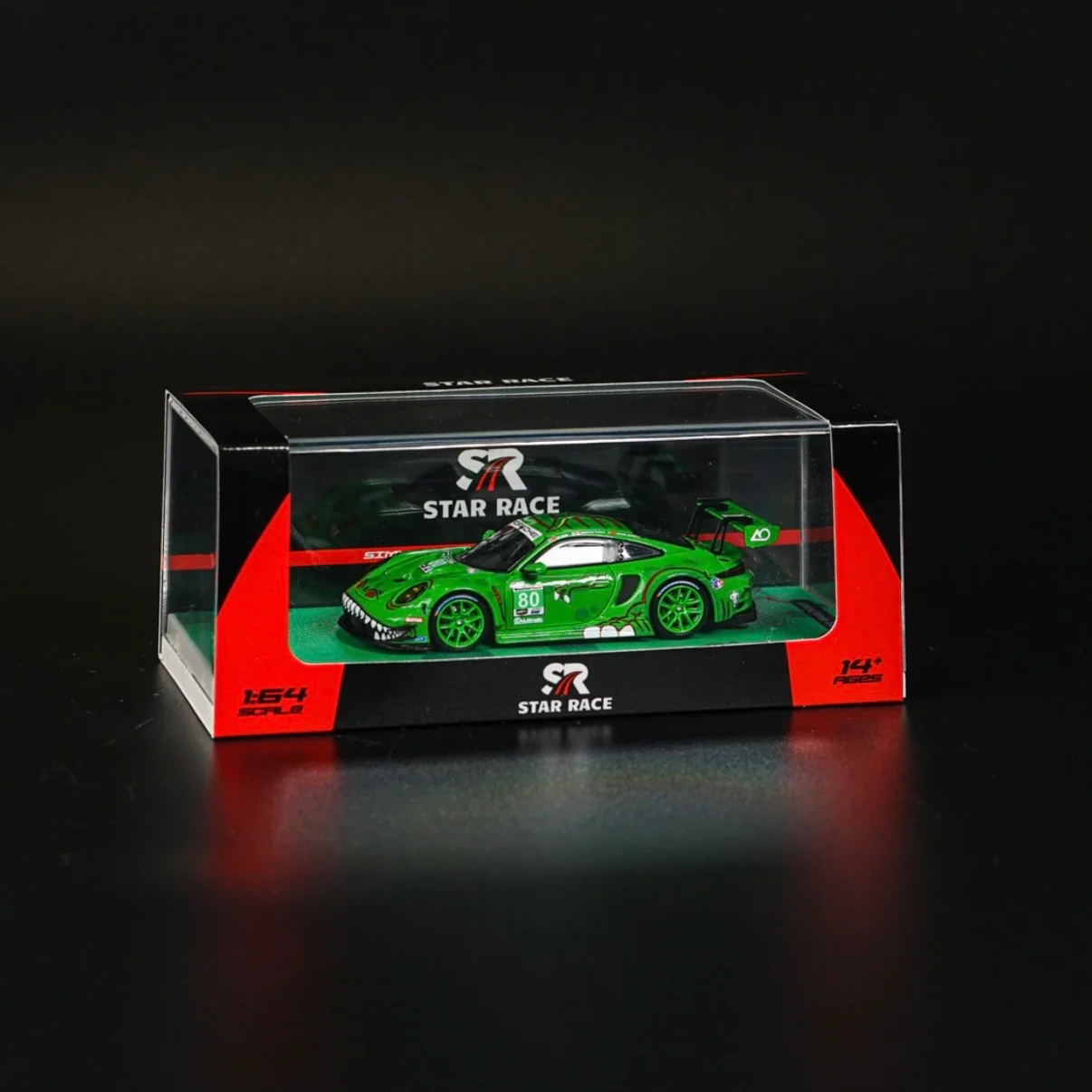 Porsche 911 GT3 R Rexy #80 Ao Racing - Star Race 1:64 *Limited to 999pcs* - Image 4