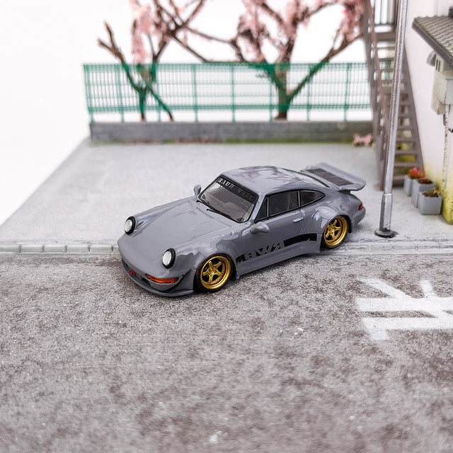 PORSCHE 964 RWB (GREY) ONLY 299pcs MADE - 1/64 - Image 2