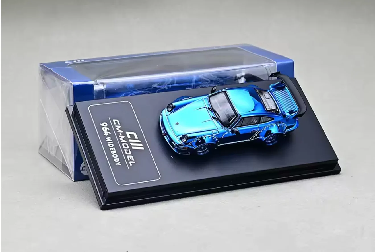 Porsche 964 RWB Metallic Blue - CM MODEL 1:64 - Image 2
