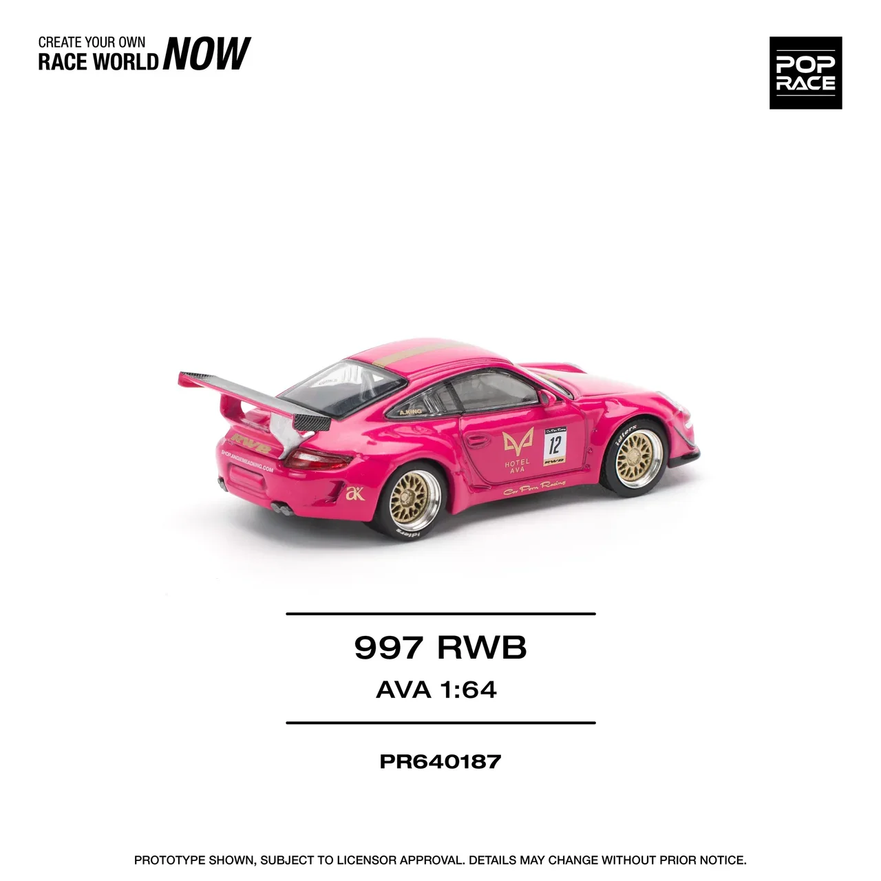 Porsche 997 RWB AVA - Pop Race 1:64 - Image 2