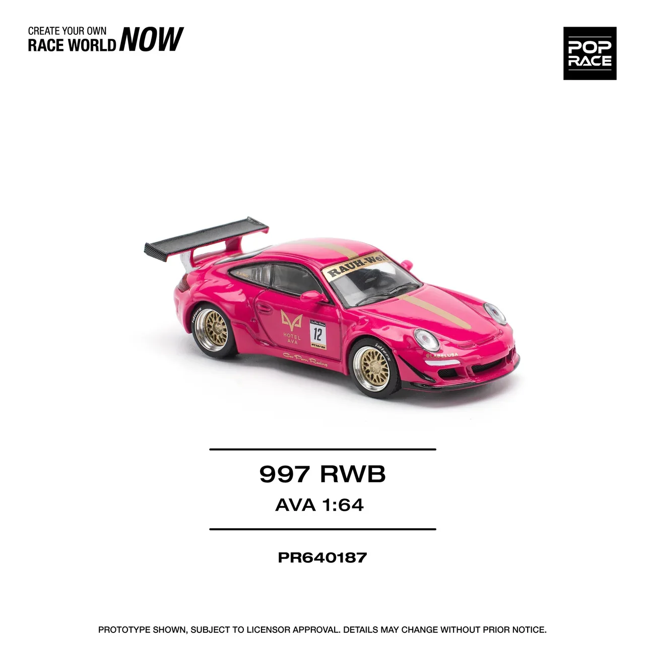 Porsche 997 RWB AVA - Pop Race 1:64 - Image 6