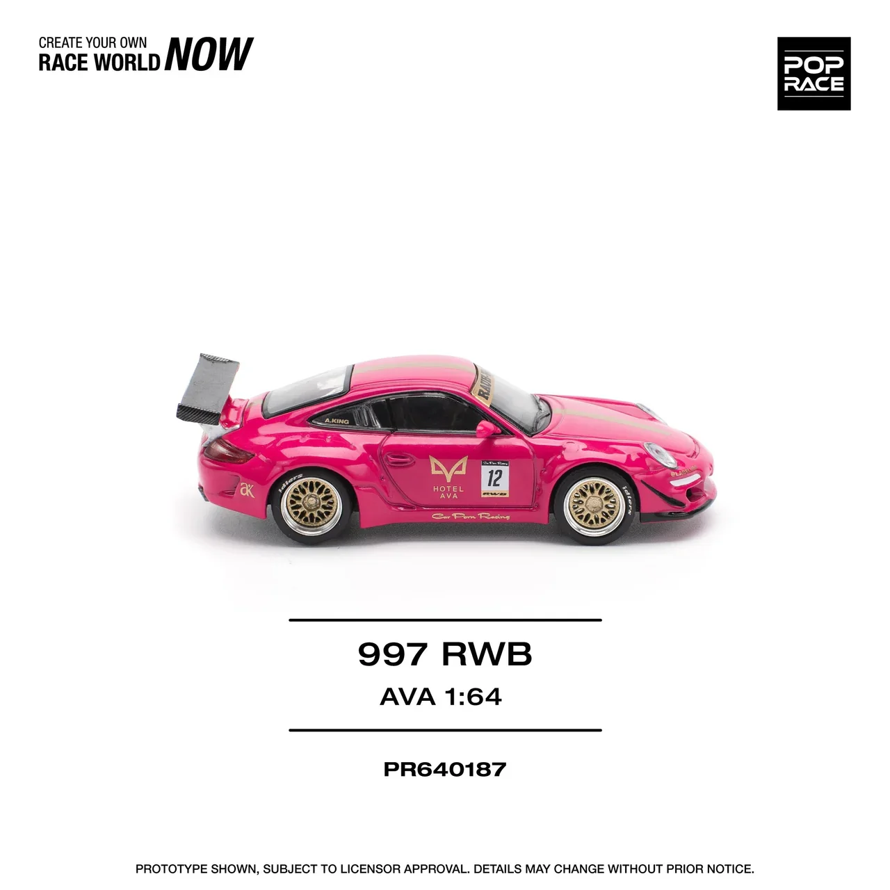 Porsche 997 RWB AVA - Pop Race 1:64 - Image 7