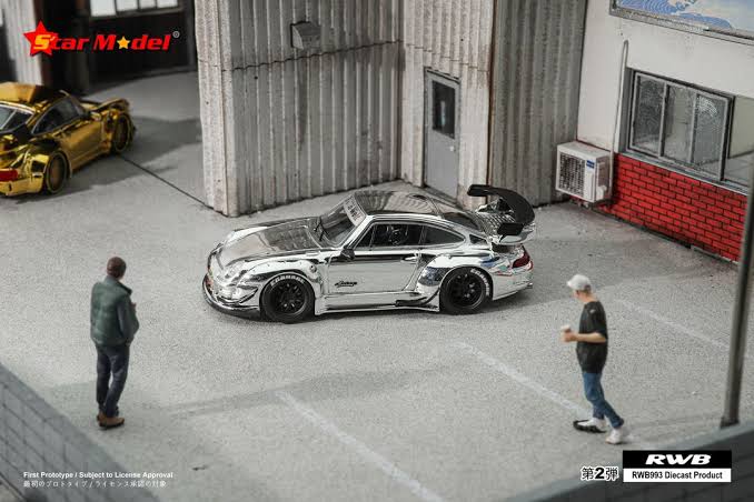 PORSCHE RAUH-WELT RWB 993- SILVER LIMITED 699pcs Worldwide - Image 2