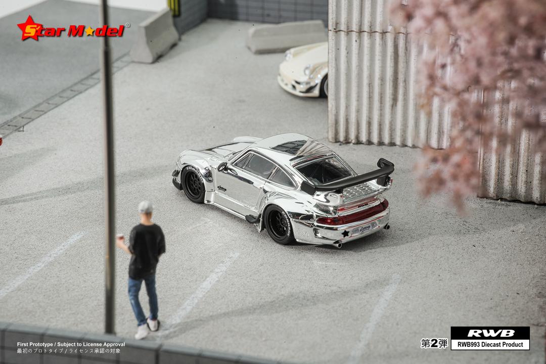 PORSCHE RAUH-WELT RWB 993- SILVER LIMITED 699pcs Worldwide - Image 3