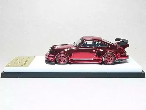 PORSCHE RWB 930 CHROME RED 999 PCS 1:64 MC - Image 3