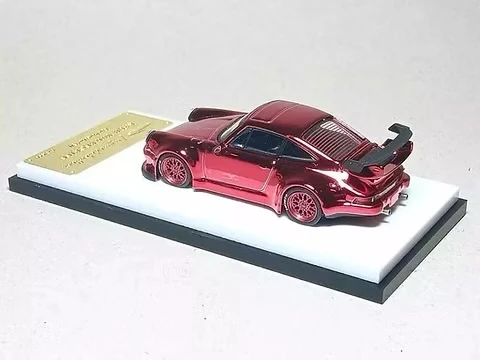 PORSCHE RWB 930 CHROME RED 999 PCS 1:64 MC - Image 4