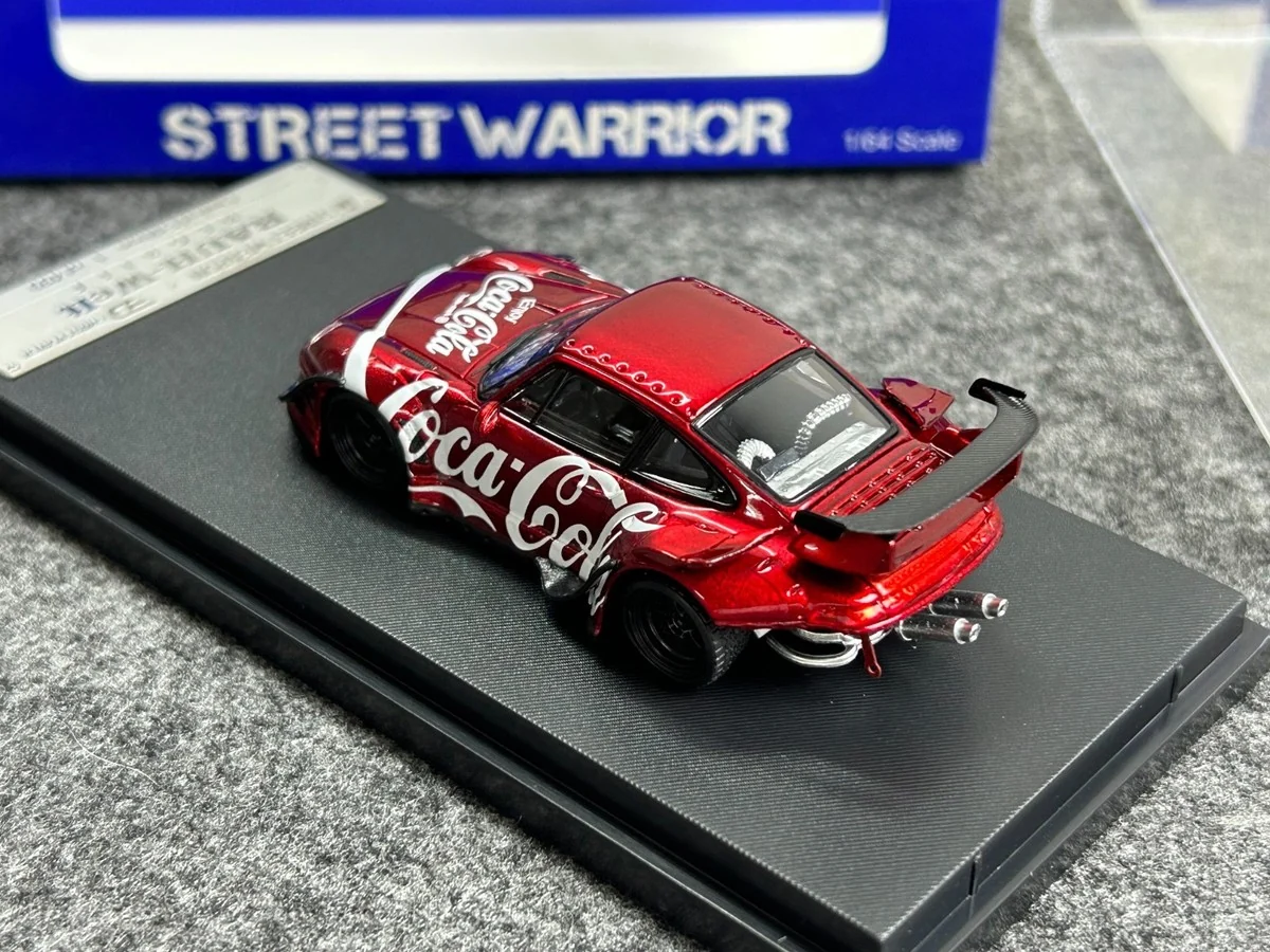 Porsche RWB 993 Coca Cola Livery Red Limited to 499pcs SW 1:64 - Image 2