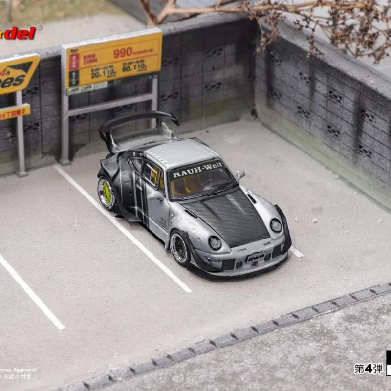Porsche RWB 993 Cyberpunk Silver LIMITED RUN - Image 3
