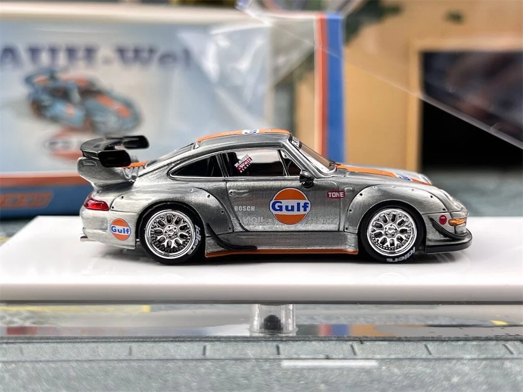 Porsche RWB 993 GT Silver Gulf - LIMITED TO 999pcs FS 1:64 - Image 2