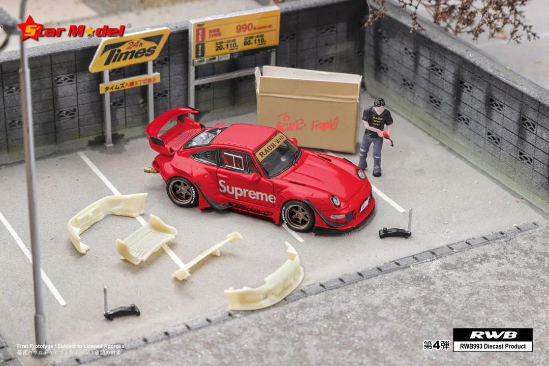 PORSCHE RWB 993 GT SUPREME - STAR MODEL 1:64 - Image 2