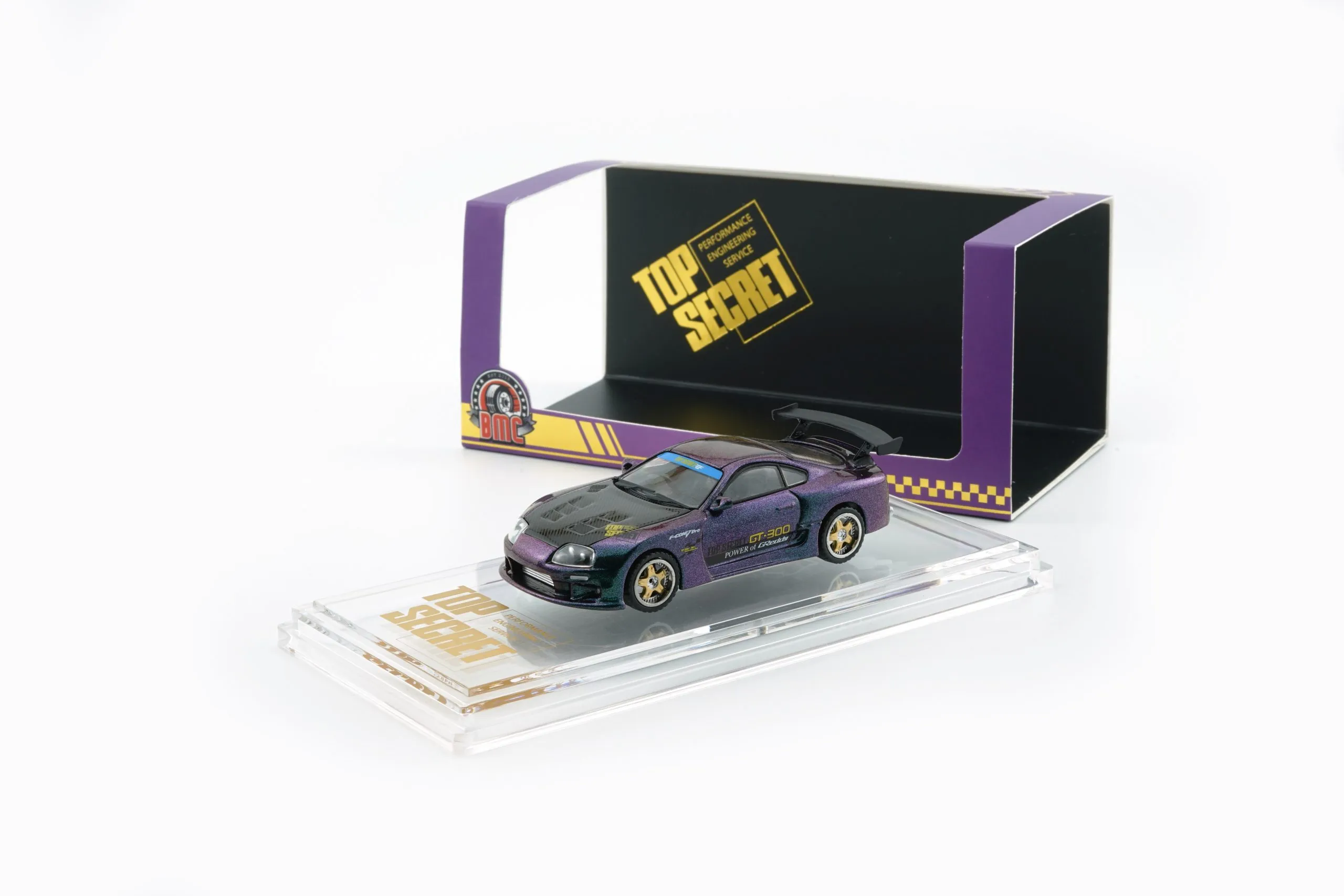 (In-stock) – Easter Special Edition: Top Secret Toyota Supra Chameleon + Top Secret Key Chain BM Creation LIMITED Only 1008pcs Made BMC - Image 2