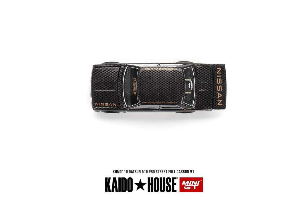 DATSUN 510 PRO STREET FULL CARBON V1 - Kaido house x MINIGT 1:64 KHMG110 - Image 2