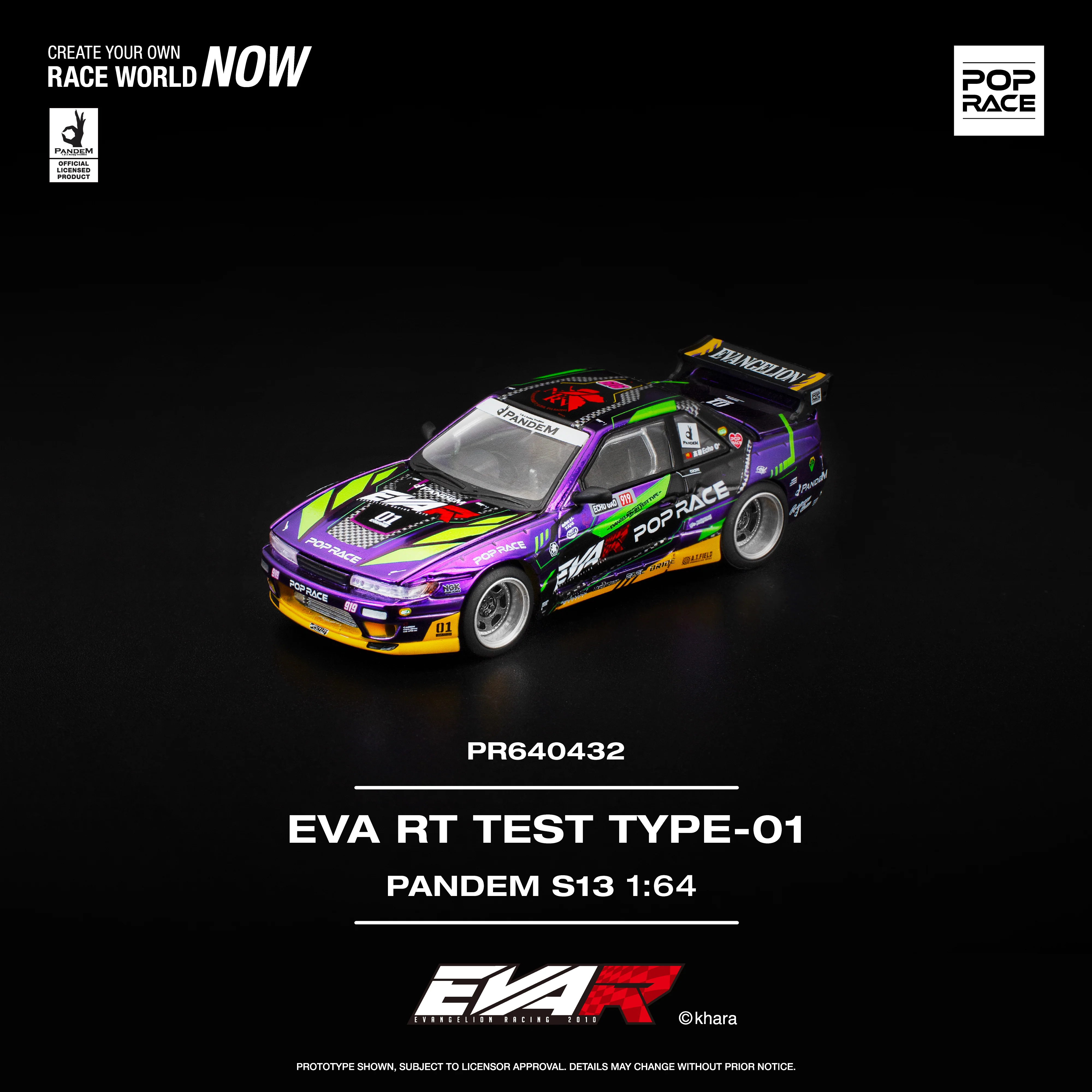 PANDEM S13 EVA RT TEST TYPE-01 POP RACE 1:64
