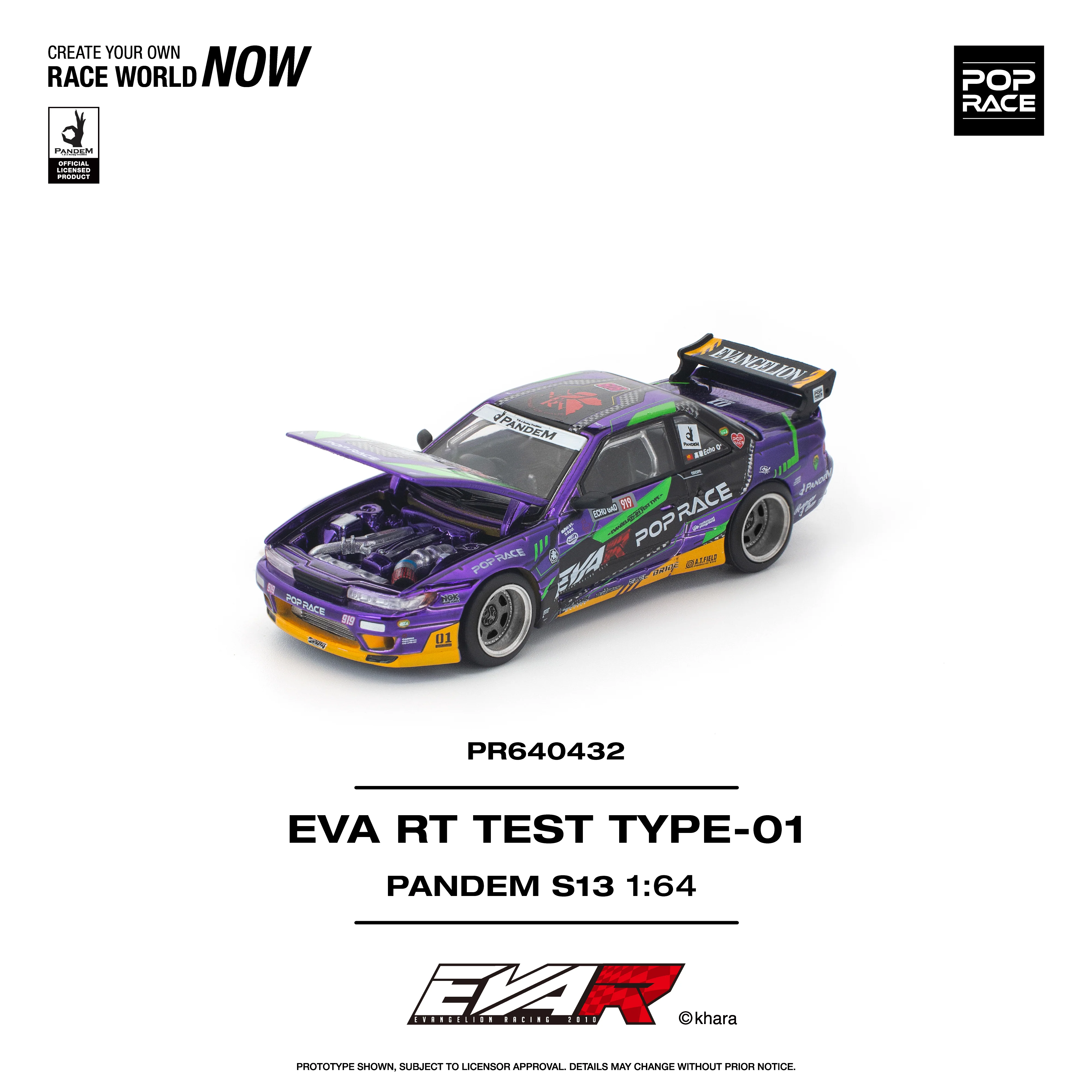 PANDEM S13 EVA RT TEST TYPE-01 POP RACE 1:64 - Image 3