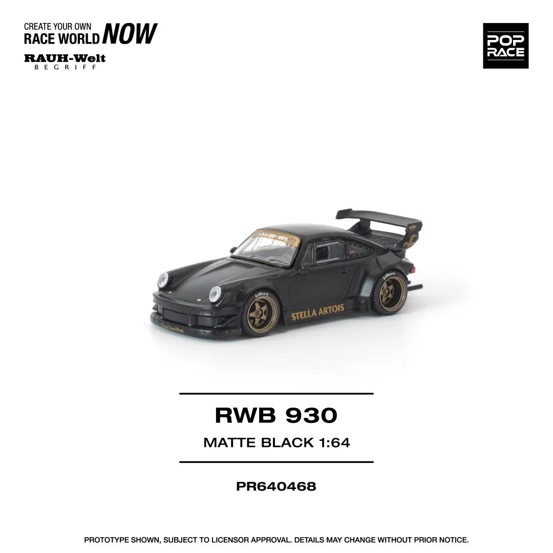 (Pre-Order) RWB Porsche 930 Matte Black “Stella Artois” - Image 2